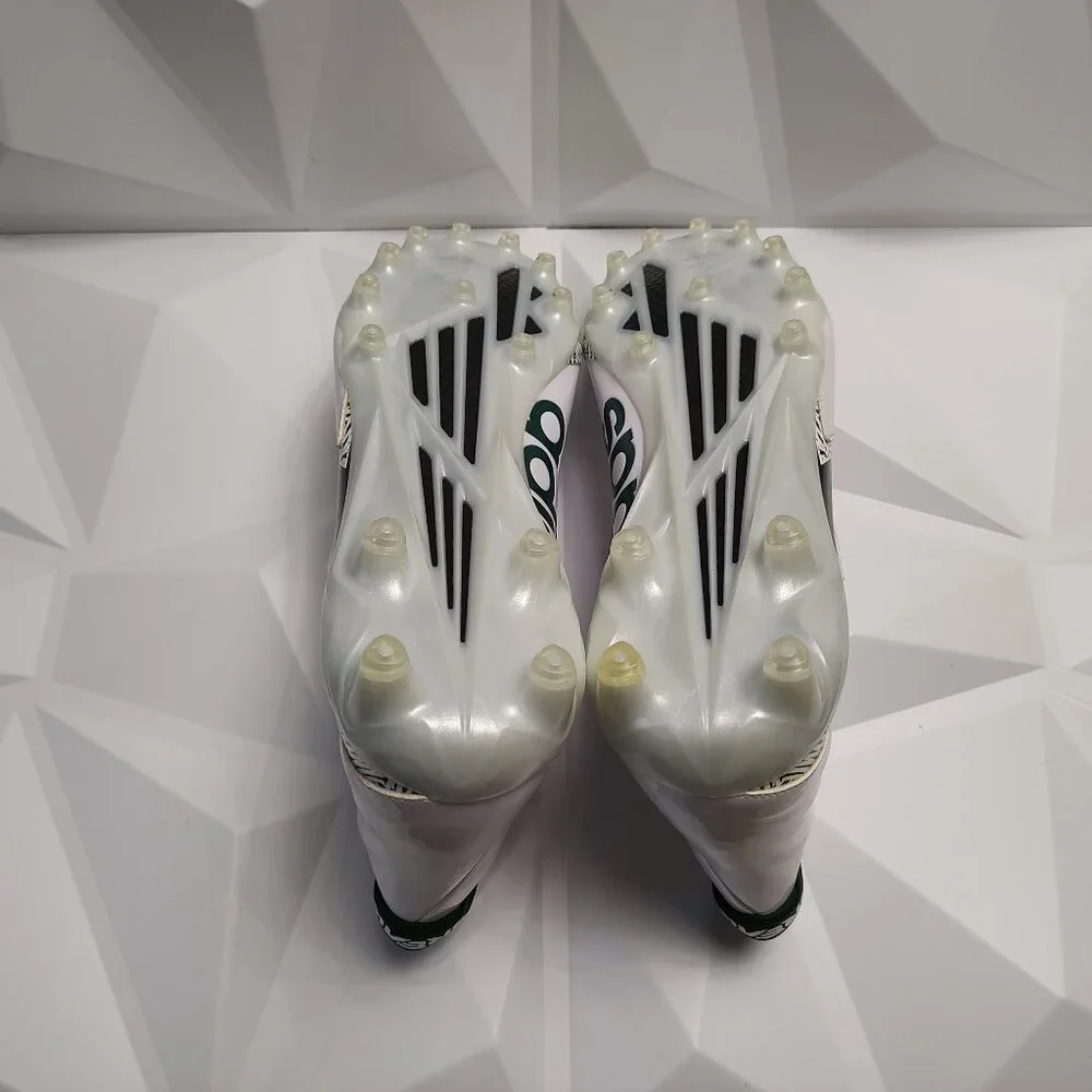 Adidas Mens Football Cleats 18 White Green Shoe Lacrosse Freak X Carbon High - Picture 14 of 15